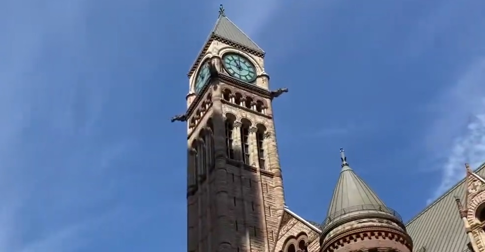 Clock Tower Toronto Old City